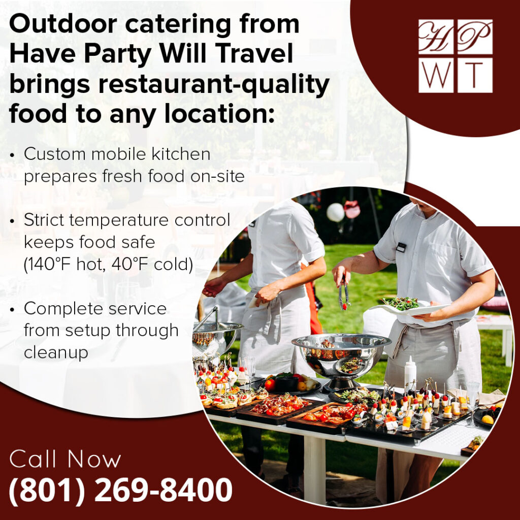 As Warm Days Return, Elevate Your BBQs and Patio Parties with Special Event Catering in Salt Lake City 1 Outdoor catering