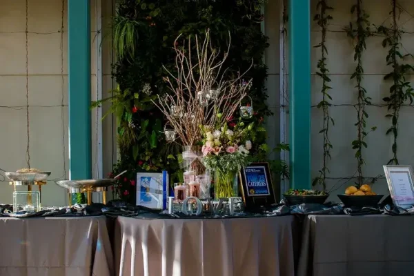 Elegant catering setup by Have Party Will Travel